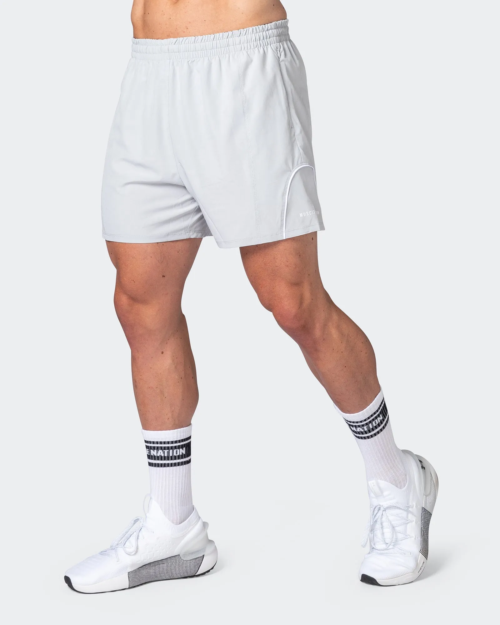 Deuce Training Shorts - Quiet Grey