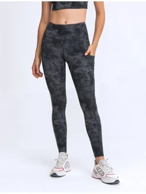 Devina Wide Waistband Leggings with Pockets