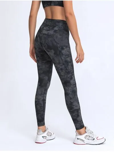 Devina Wide Waistband Leggings with Pockets