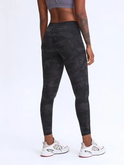 Devina Wide Waistband Leggings with Pockets