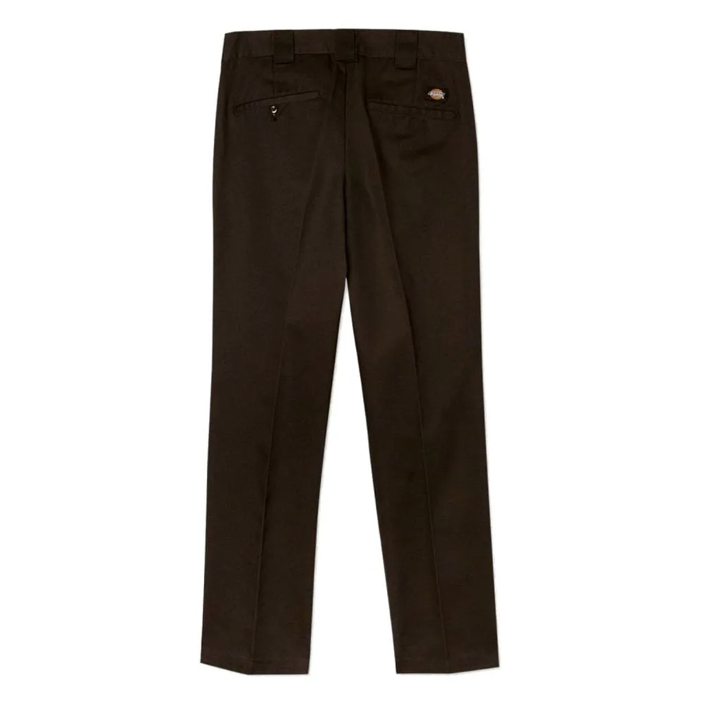 DICKIES 872 SLIM TAPERED FIT PANT - DARK BROWN