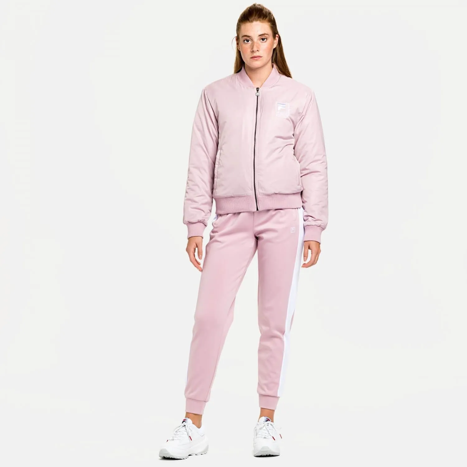 Dámske tepláky FILA wmn's RADIA tapered track pants bledoružové