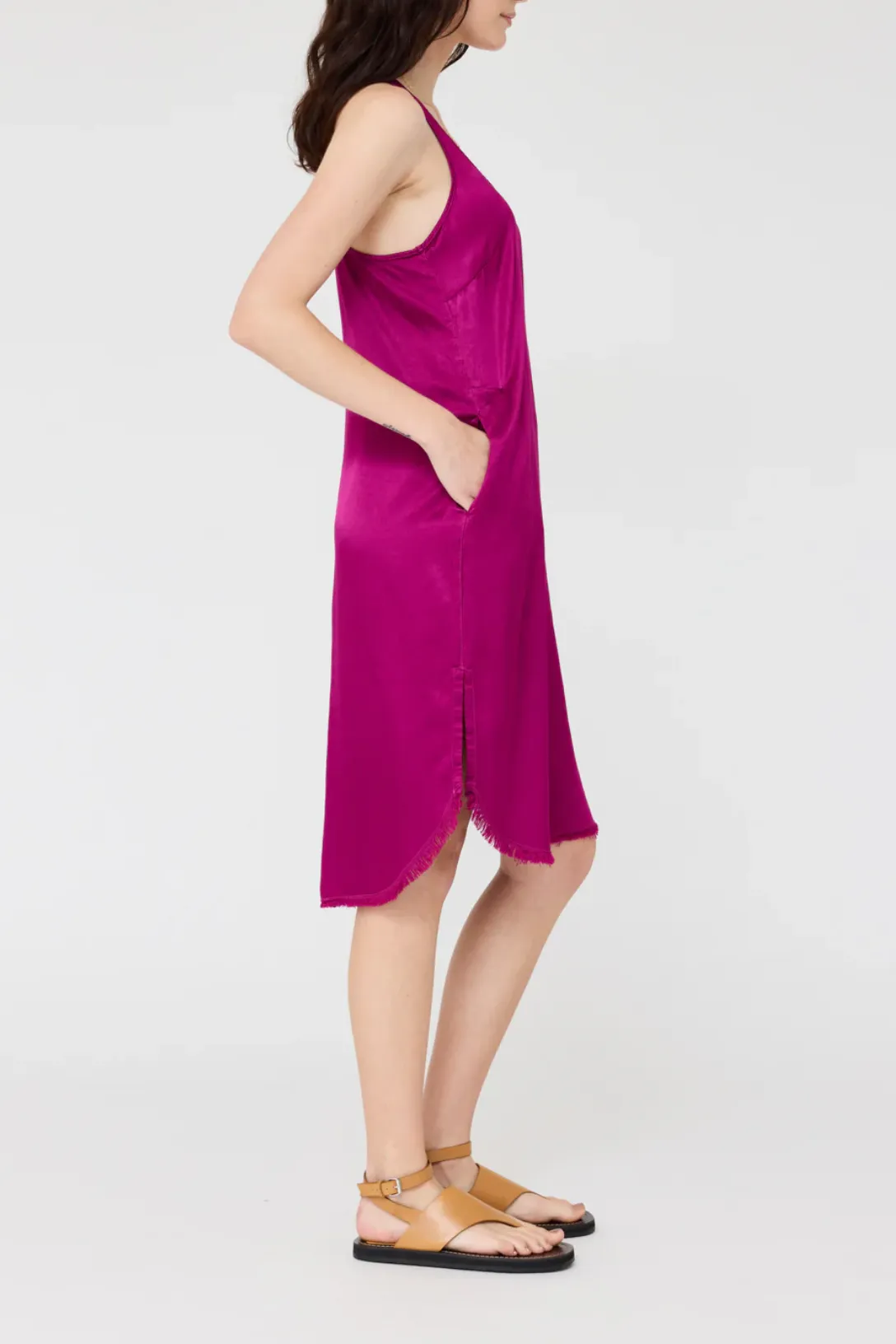 Effie Tank Dress | Magenta