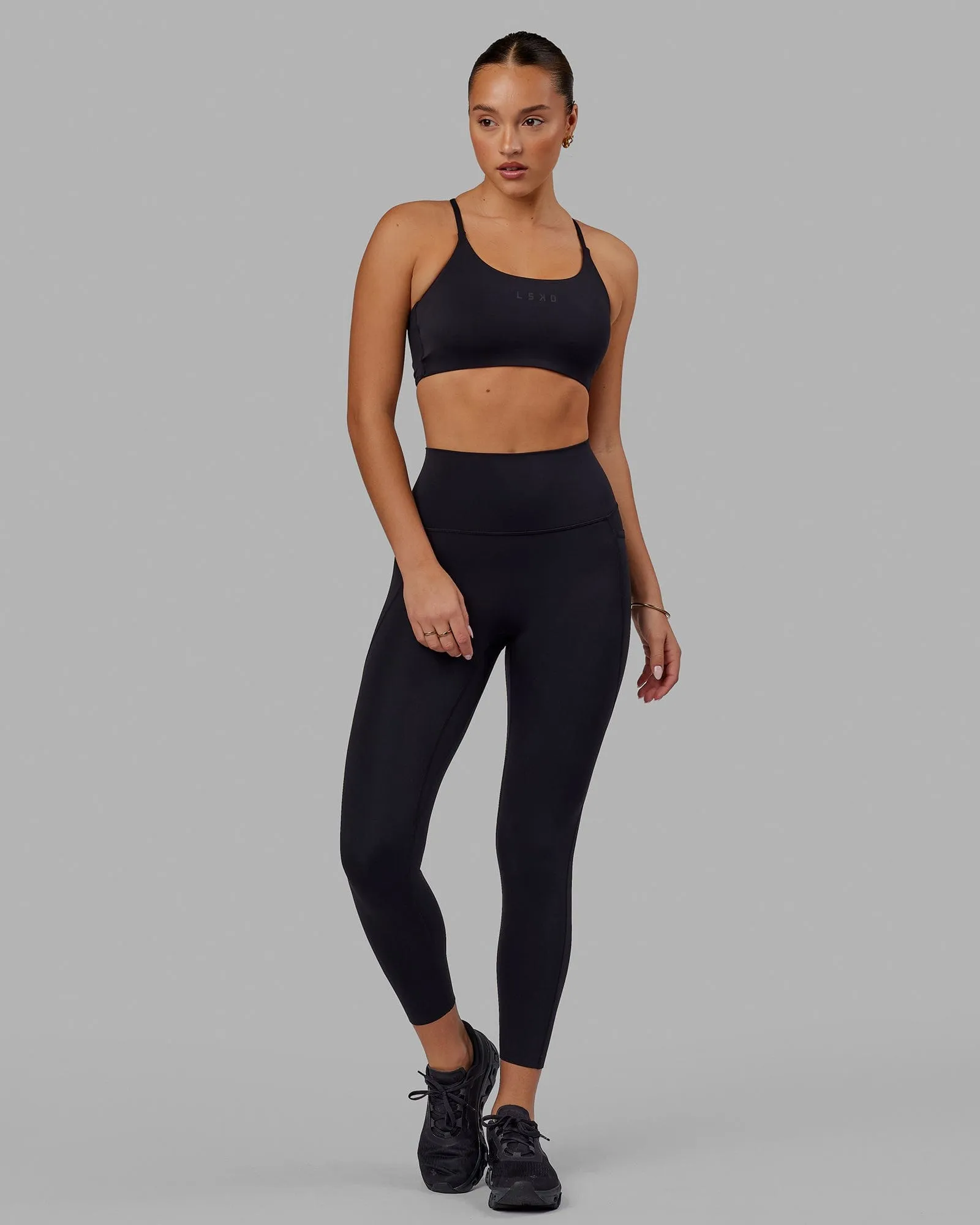 Elixir 7/8 Length Tight With Pockets - Black