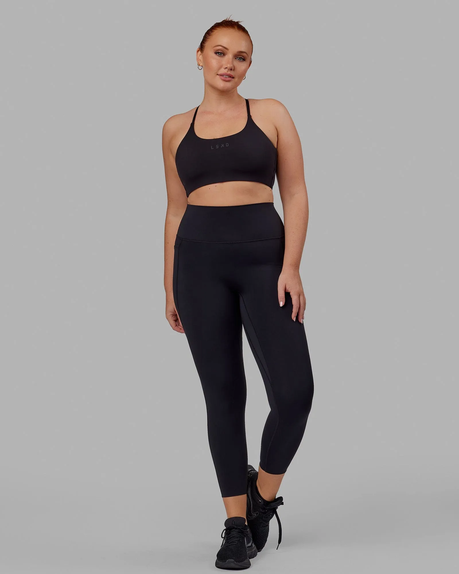 Elixir 7/8 Length Tight With Pockets - Black