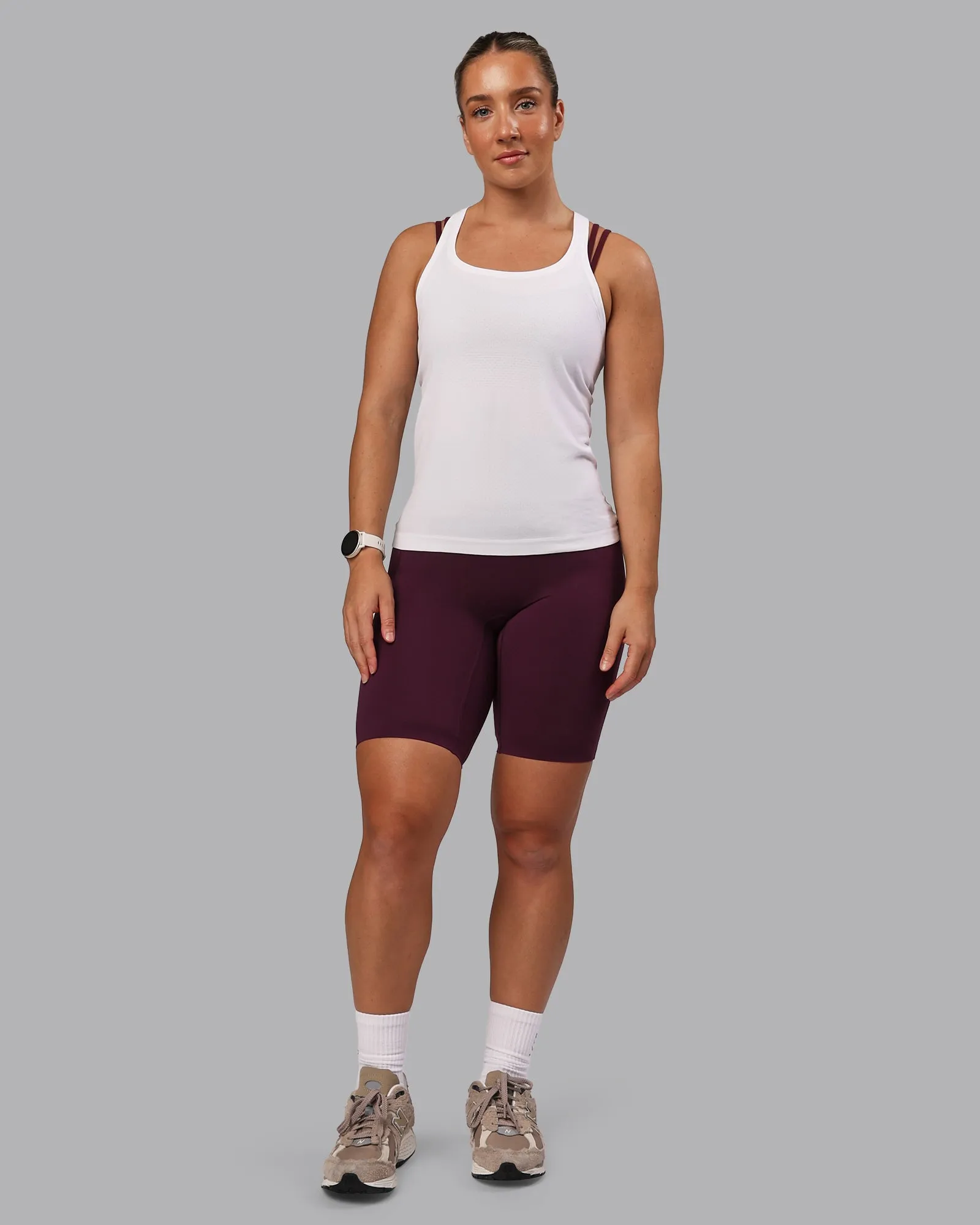 Elixir Bike Short Tight With Pockets - Cherry Lacquer
