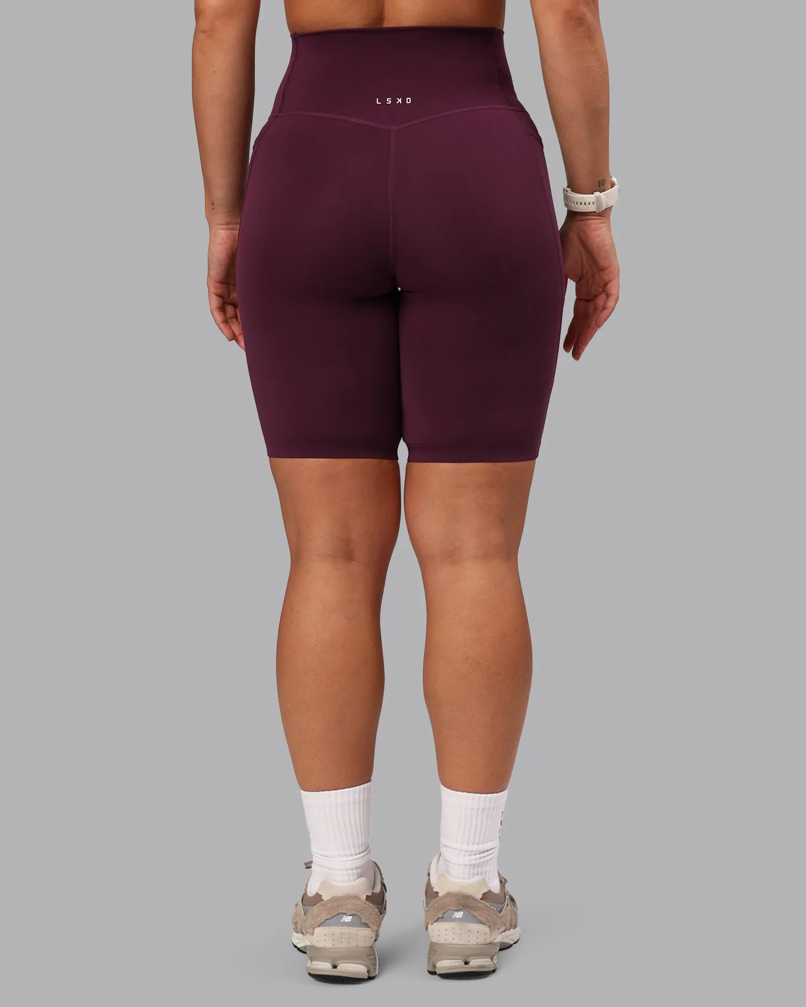 Elixir Bike Short Tight With Pockets - Cherry Lacquer