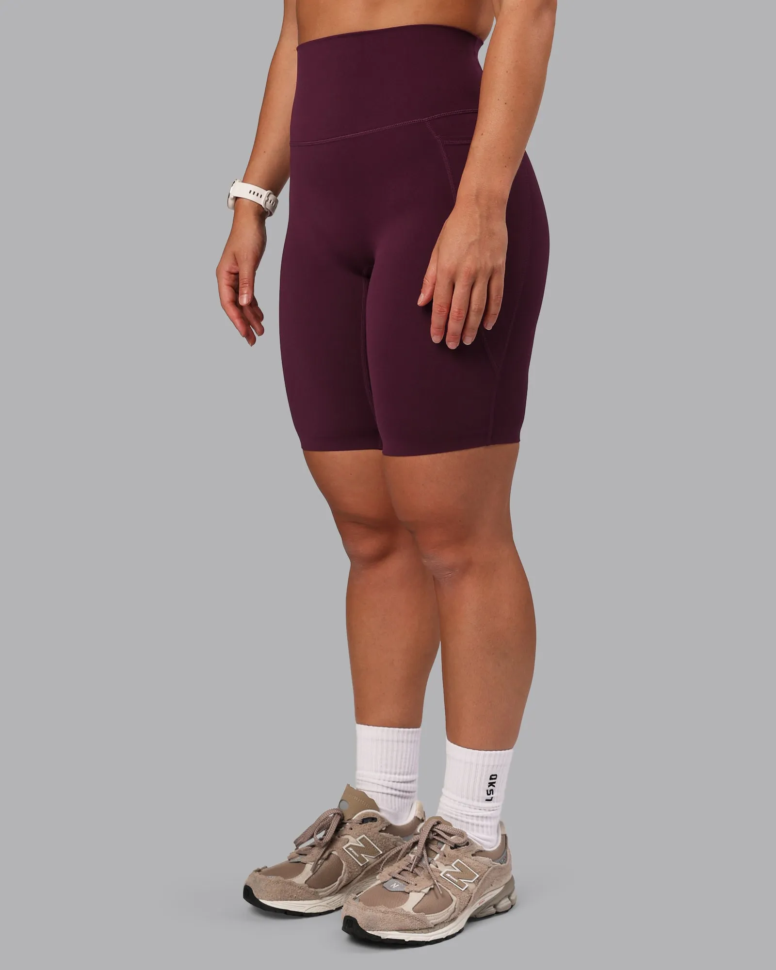 Elixir Bike Short Tight With Pockets - Cherry Lacquer