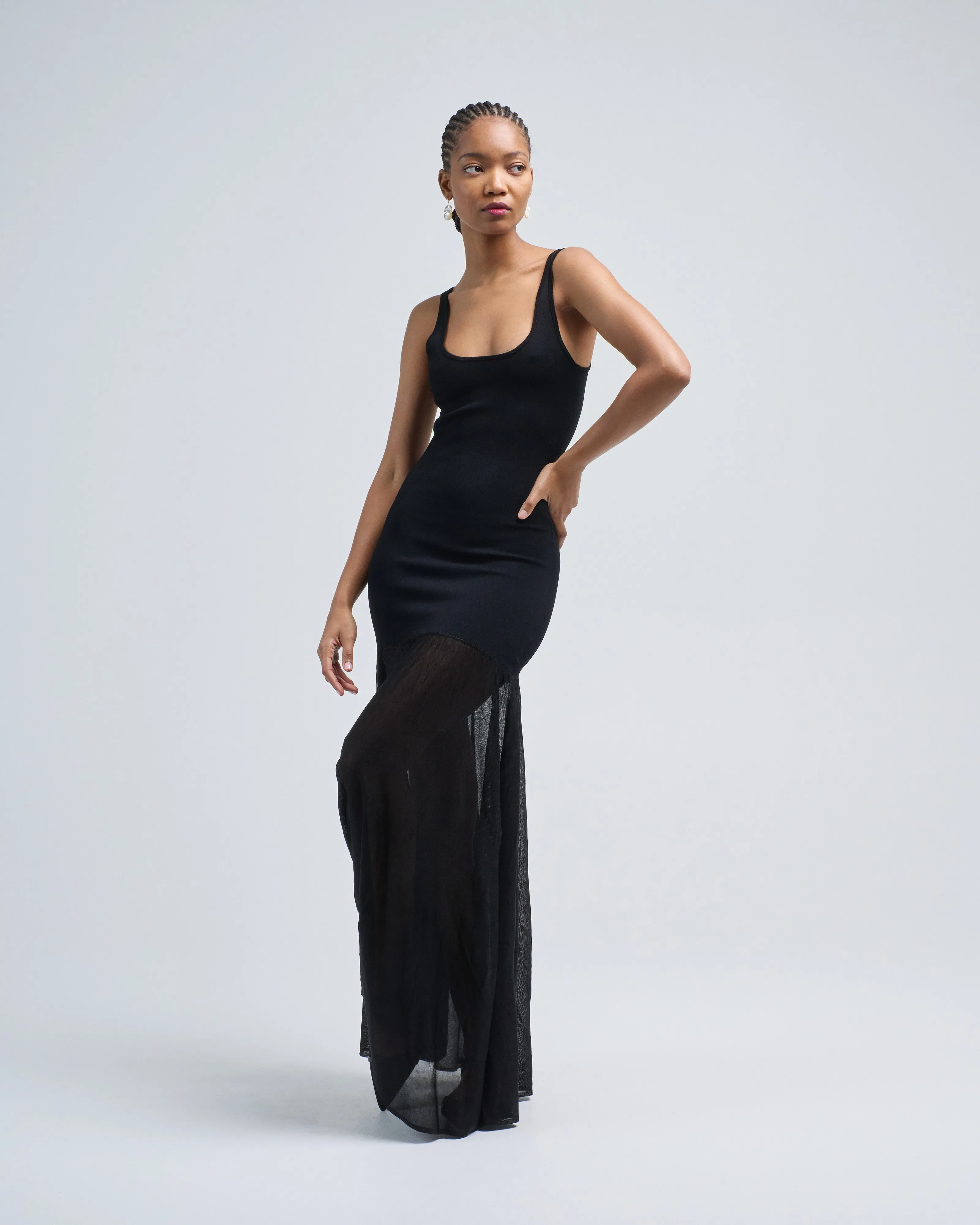 evening tank dress