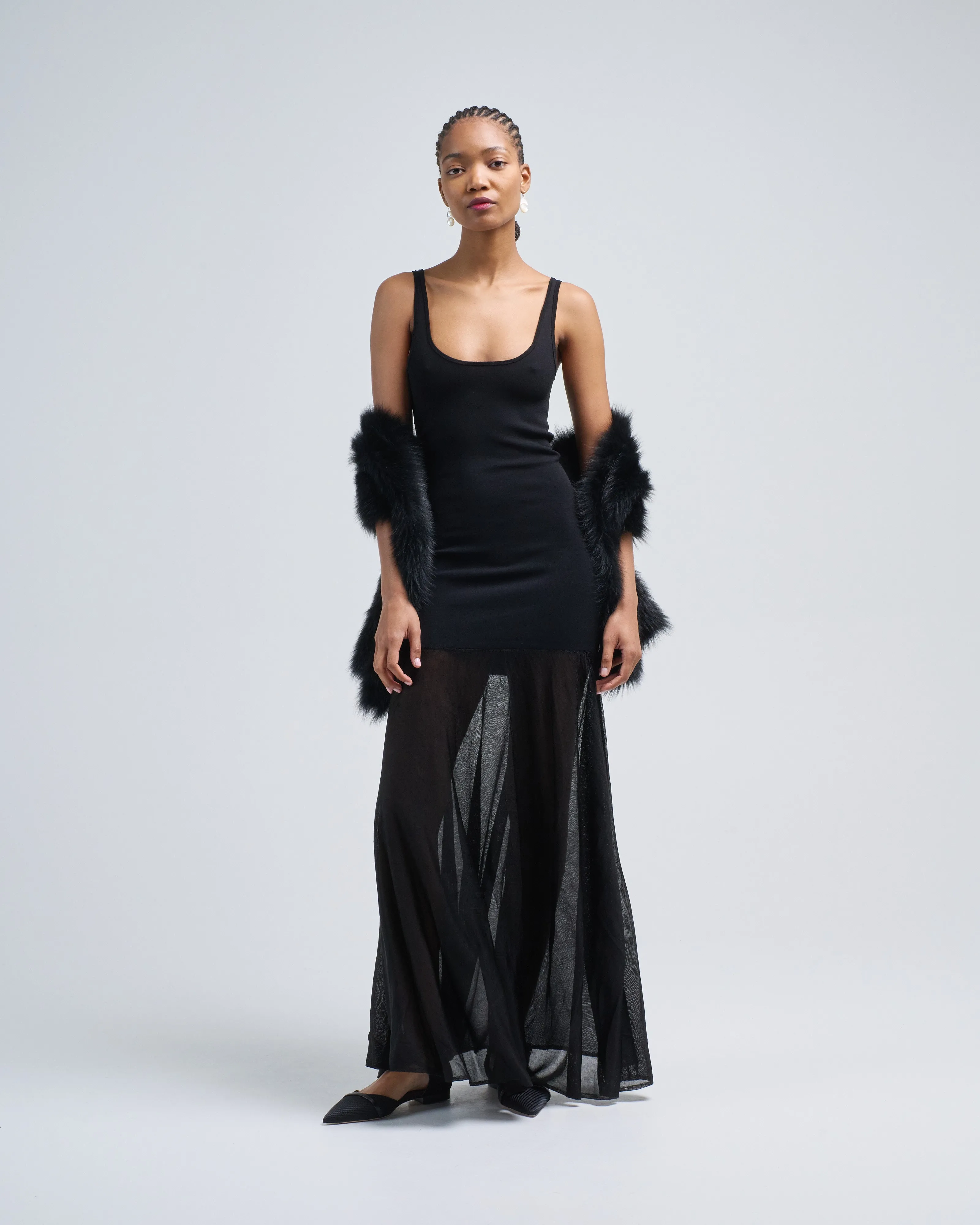 evening tank dress
