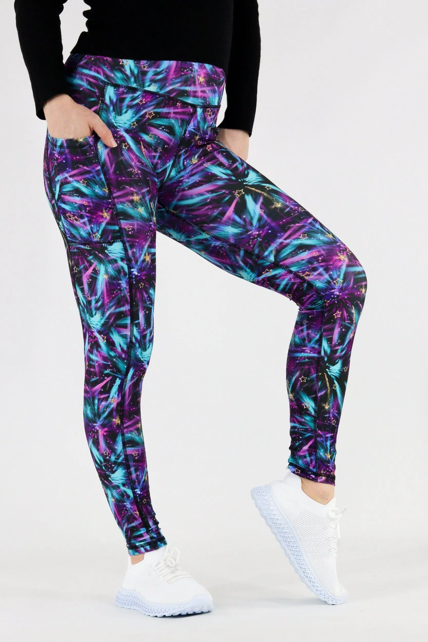 Firework Sky - Hybrid 1.0 Pocket Full Leggings