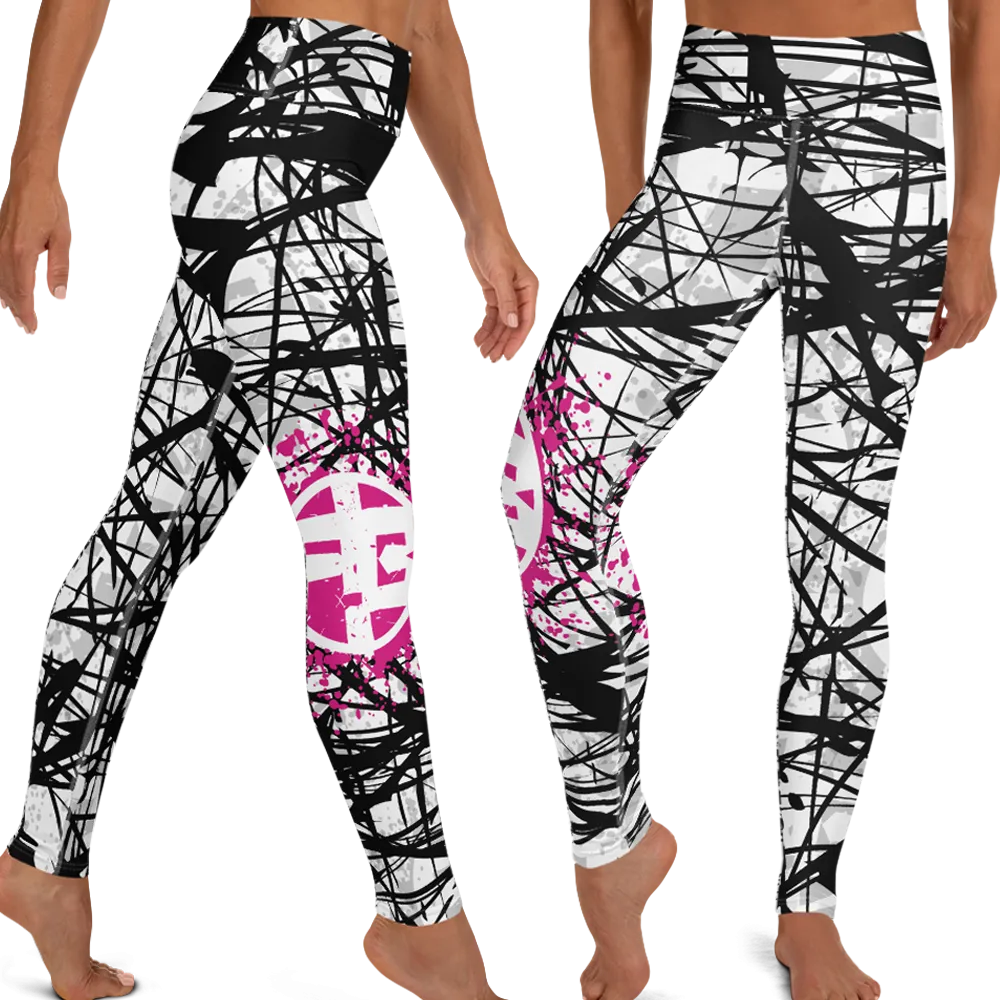 Fit Bitch - Yoga Leggings - ZZ Stripes