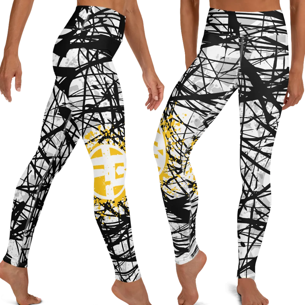 Fit Bitch - Yoga Leggings - ZZ Stripes