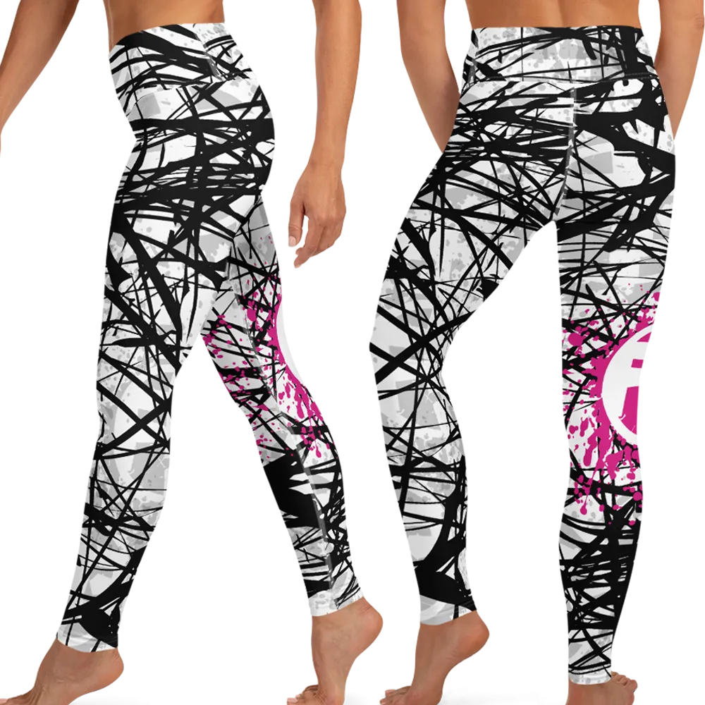 Fit Bitch - Yoga Leggings - ZZ Stripes