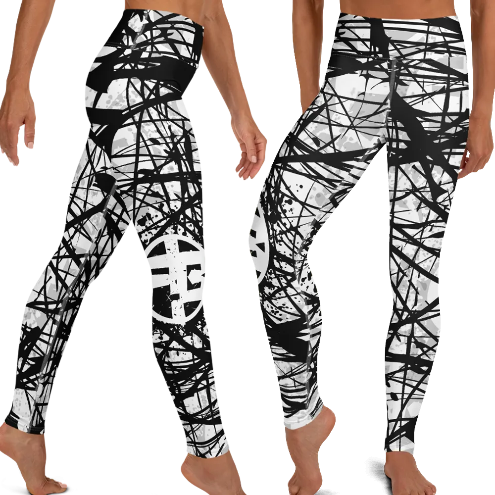 Fit Bitch - Yoga Leggings - ZZ Stripes