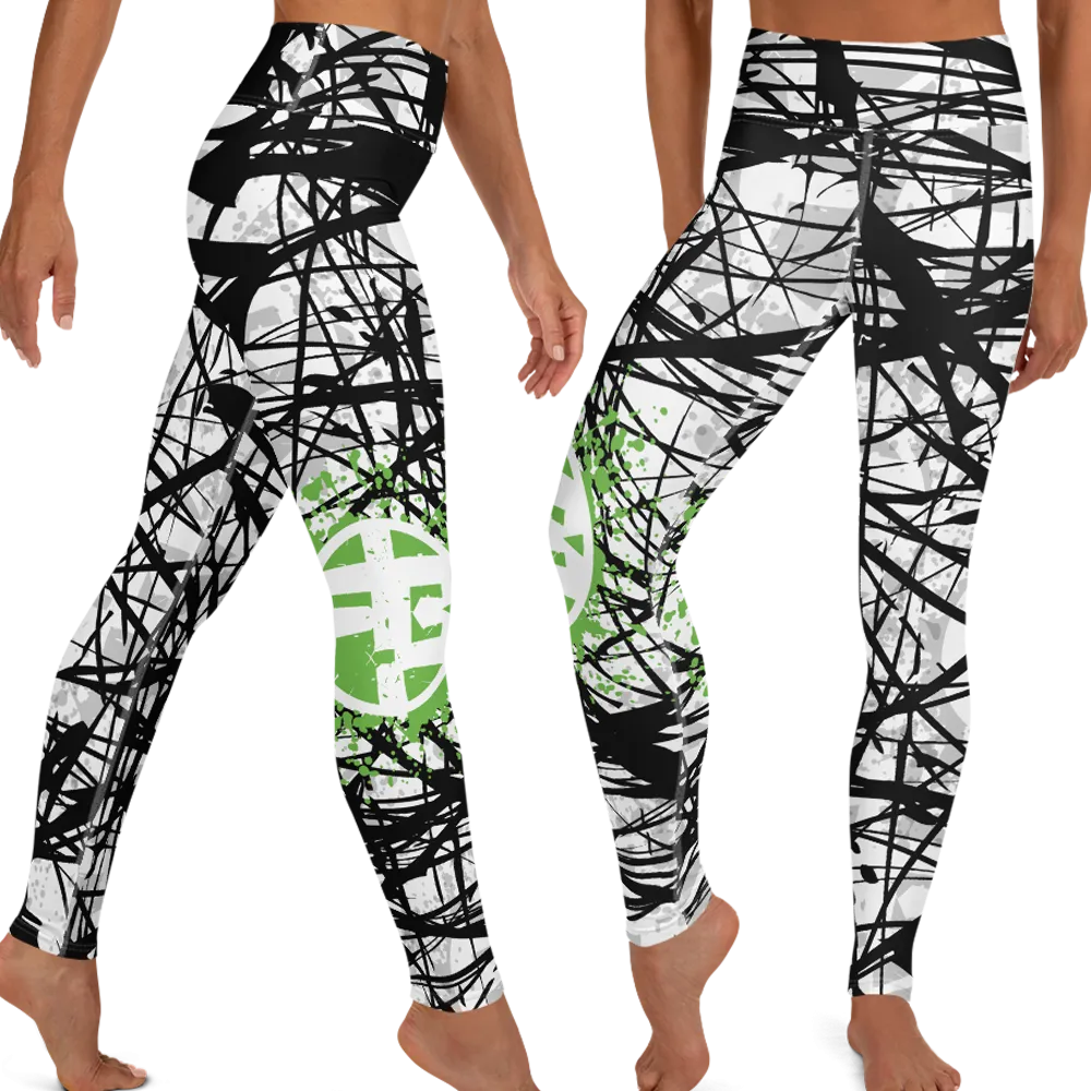 Fit Bitch - Yoga Leggings - ZZ Stripes