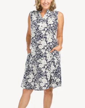 Floral Henley Dress