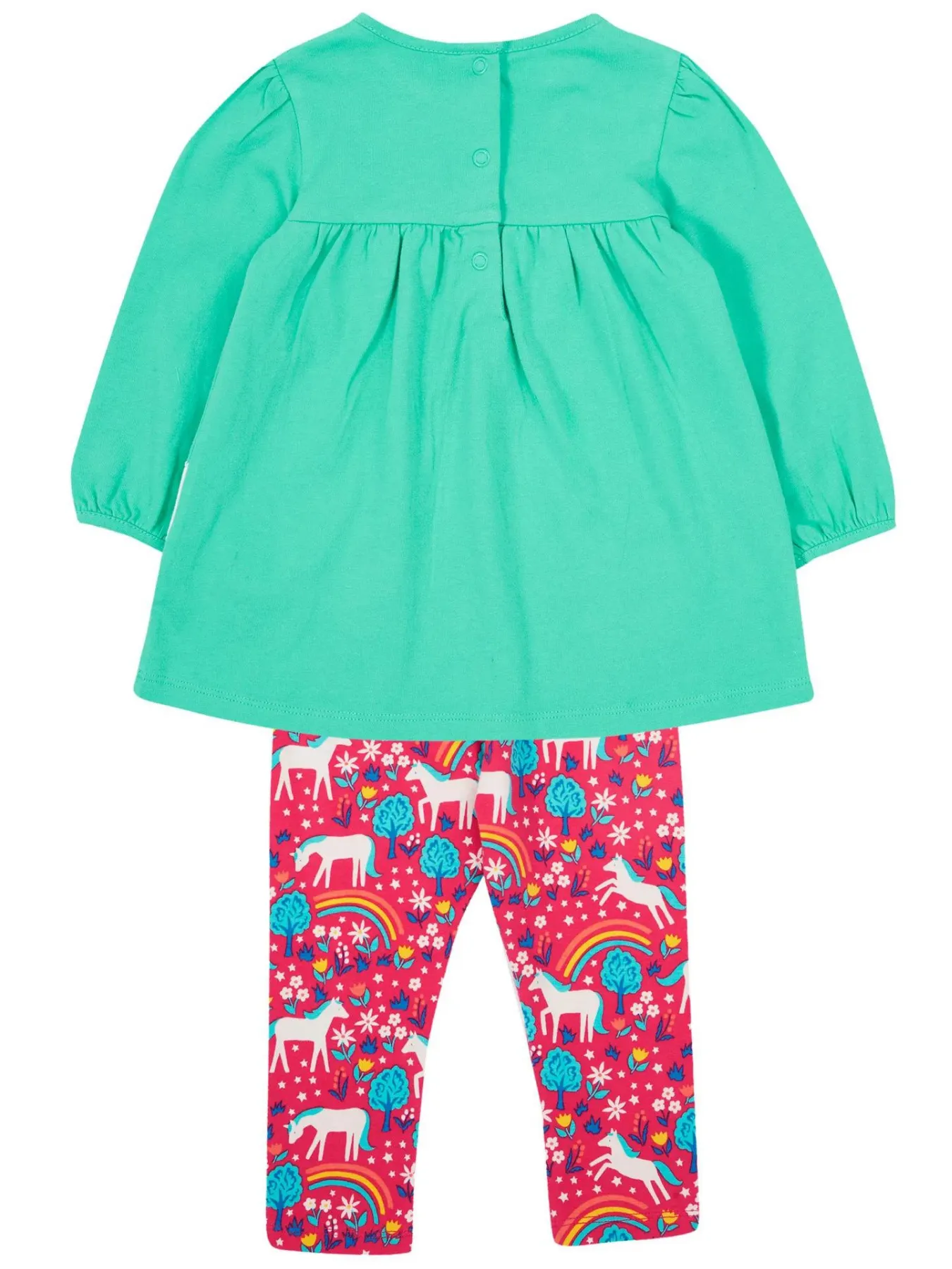 Frugi Organic Cotton Tilly Outfit Set - Wild  Horses