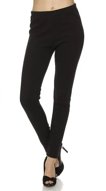 Fur Lined Warm Solid Soft Leggings