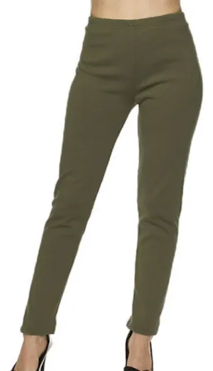 Fur Lined Warm Solid Soft Leggings