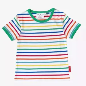 Green Rainbow Stripe T-Shirt