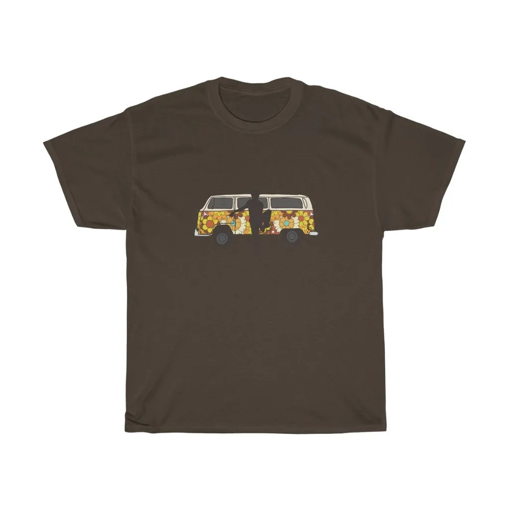 Groovy Floral Fruit man tee shirt