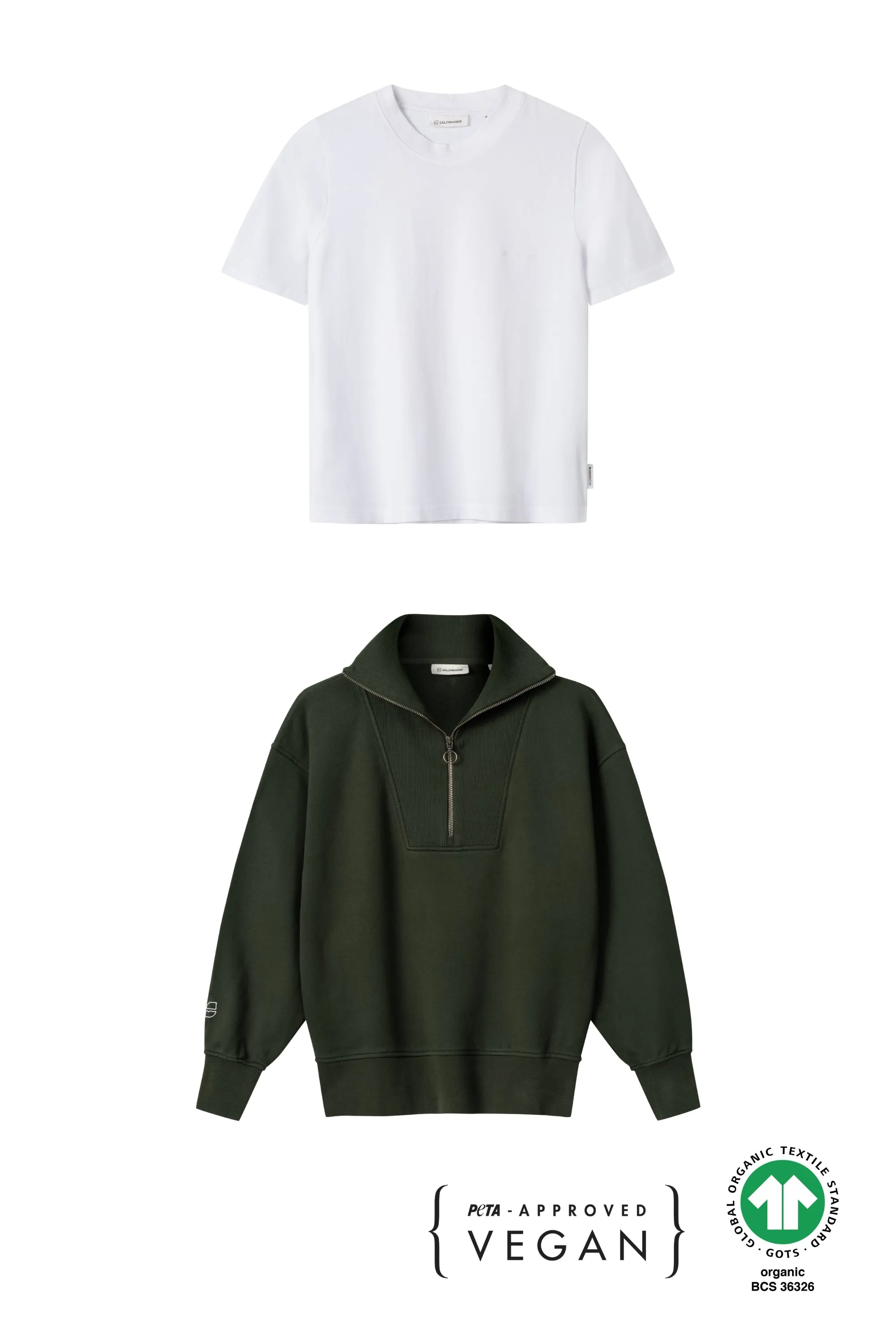 Half-Zip Sweater Brit   Heavy T-Shirt Jonna