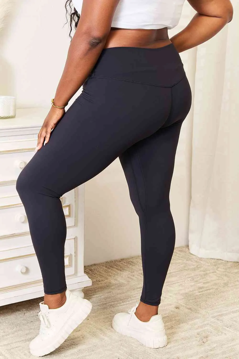 Hazel Blues® |  Double Take Wide Waistband Sports Leggings