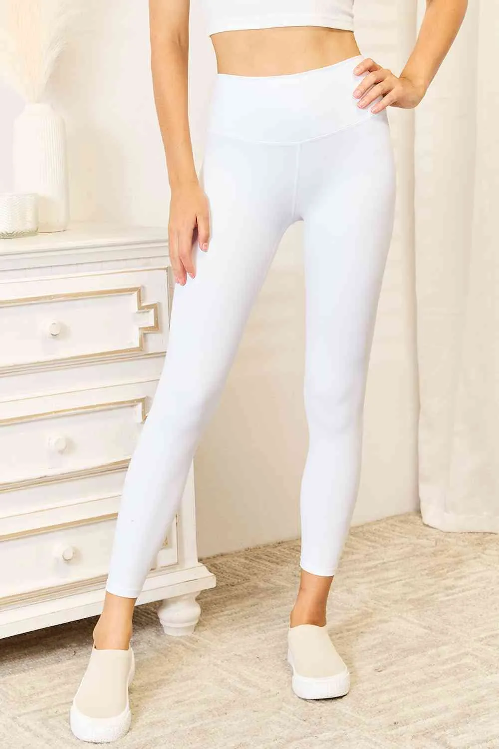 Hazel Blues® |  Double Take Wide Waistband Sports Leggings