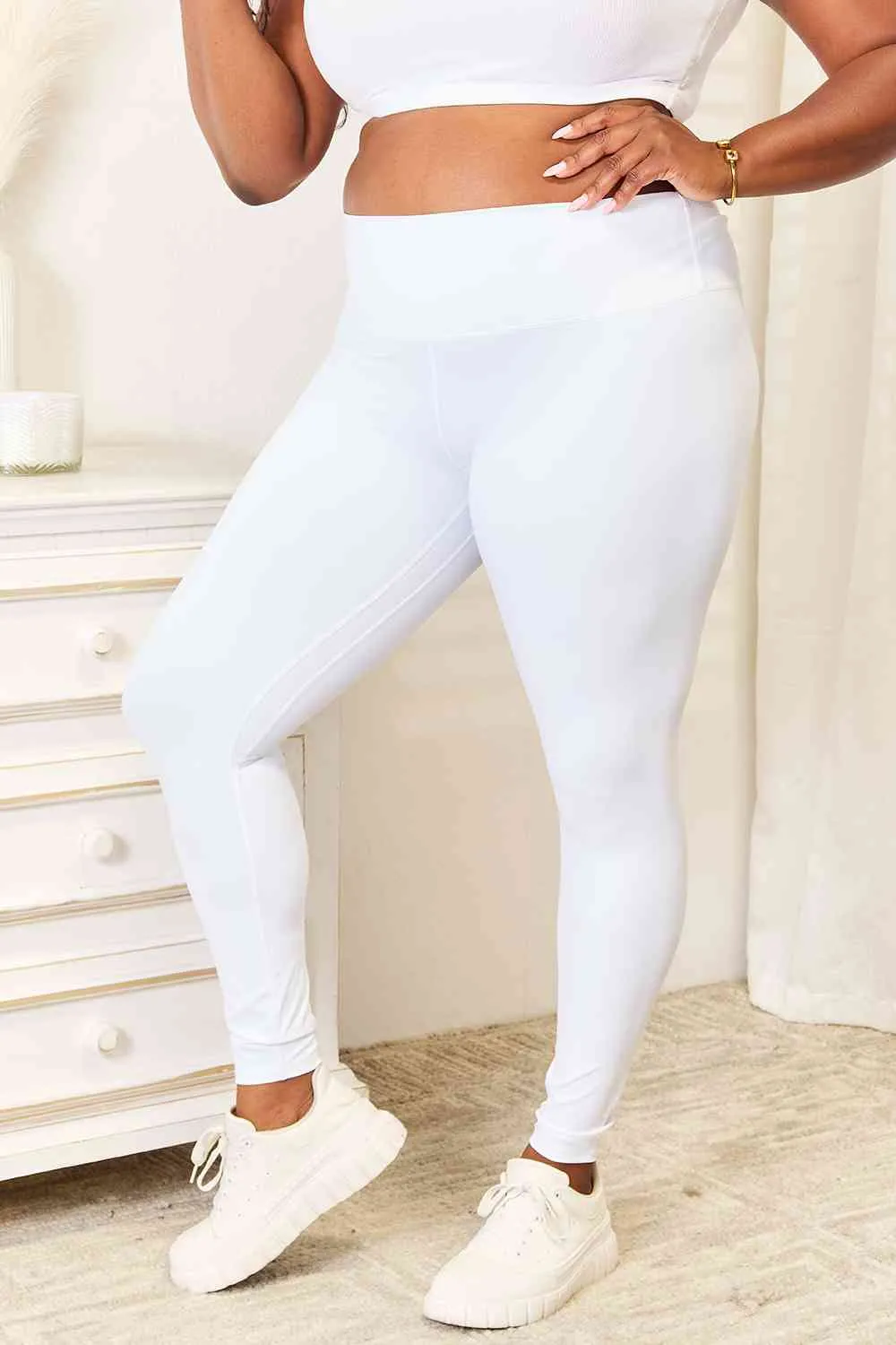 Hazel Blues® |  Double Take Wide Waistband Sports Leggings