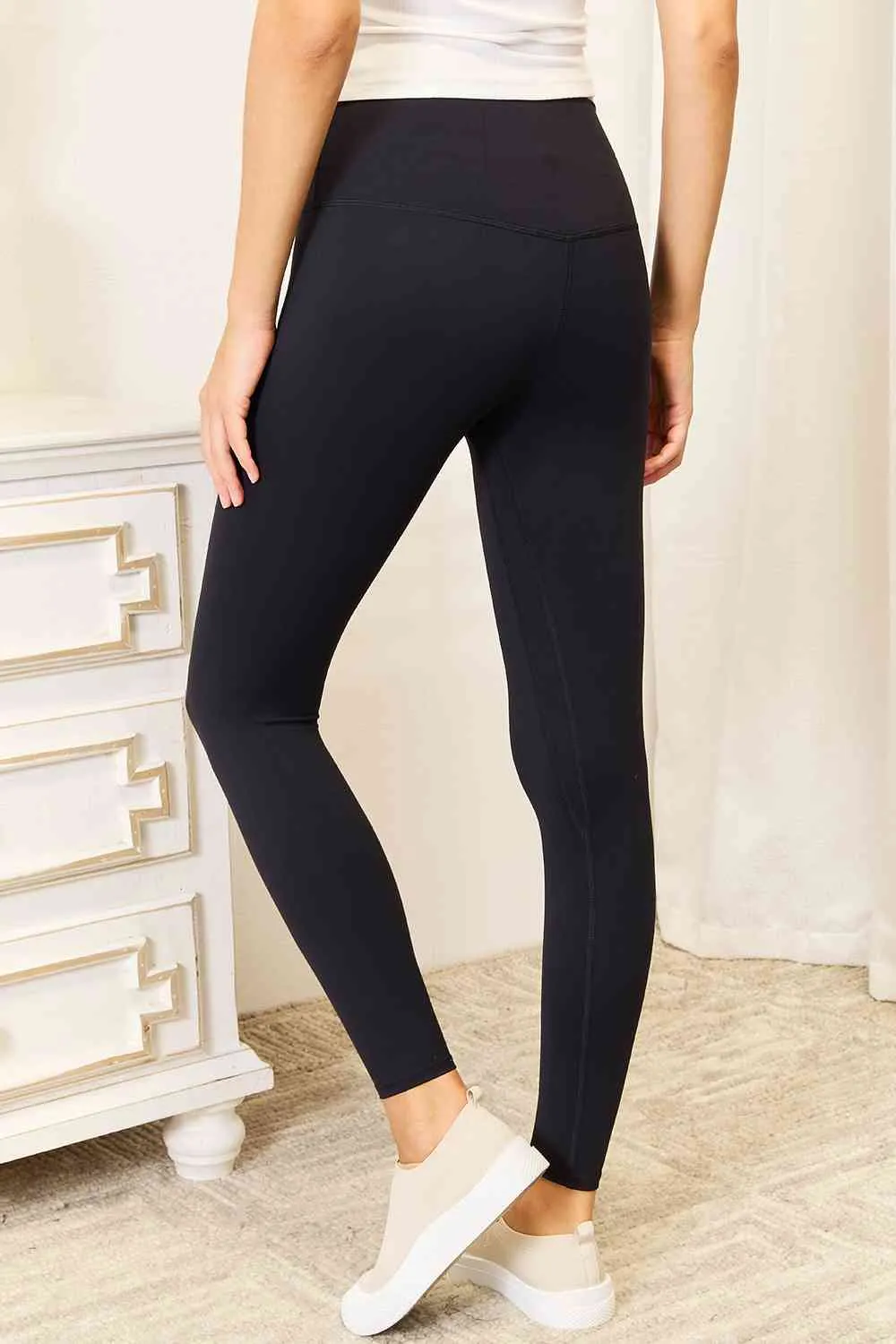 Hazel Blues® |  Double Take Wide Waistband Sports Leggings
