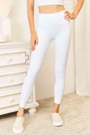 Hazel Blues® |  Double Take Wide Waistband Sports Leggings