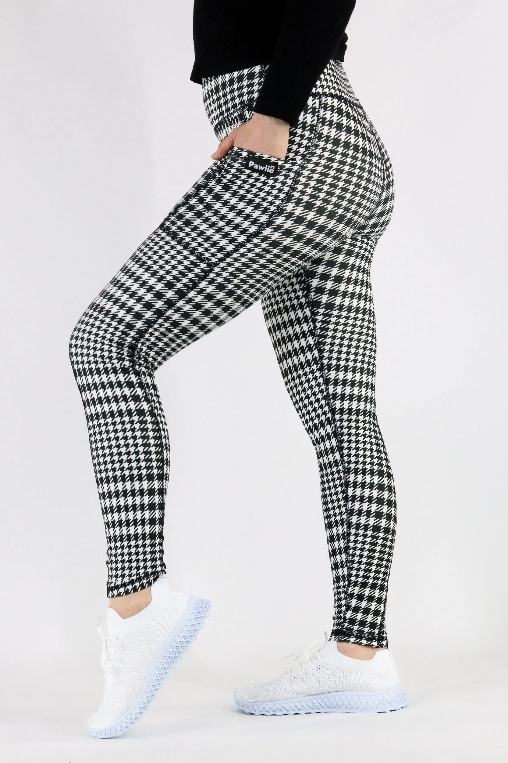Houndstooth - Hybrid 1.0 Pocket Full Leggings
