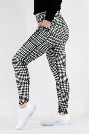 Houndstooth - Hybrid 1.0 Pocket Full Leggings