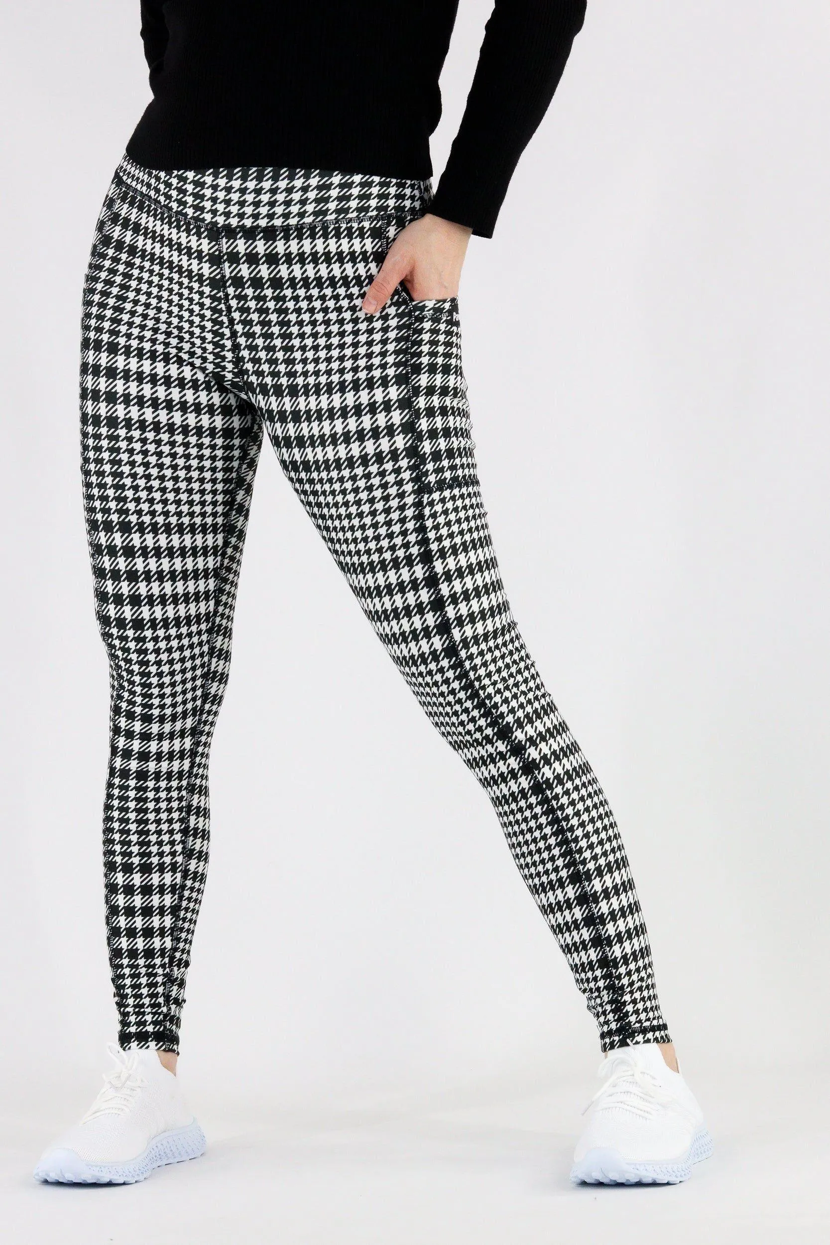 Houndstooth - Hybrid 1.0 Pocket Full Leggings