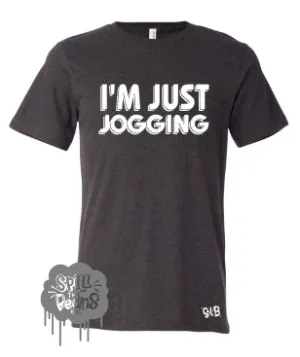 I'm Just Jogging Tee for Ahmaud Arbery (just words) Adult Shirt