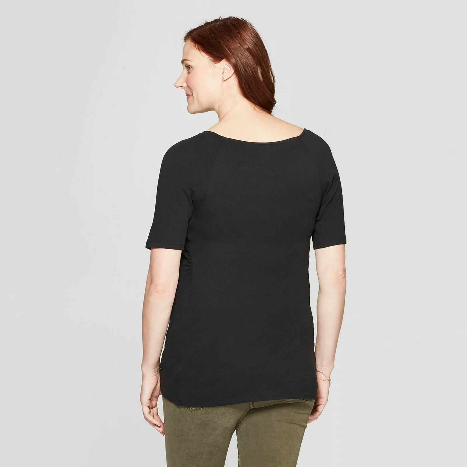 Isabel Maternity by Ingrid & Isabel Short Sleeve Crossover Nursing T-Shirt