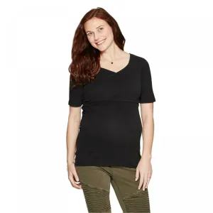 Isabel Maternity by Ingrid & Isabel Short Sleeve Crossover Nursing T-Shirt