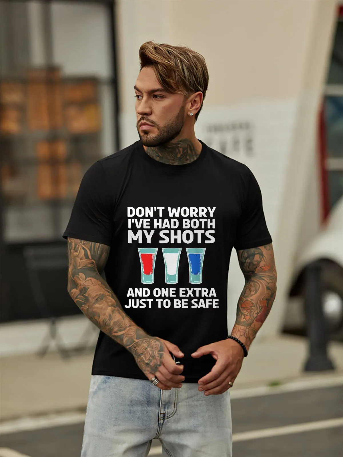 I've Had Both My Shots And One Extra Men¡¯s Tee