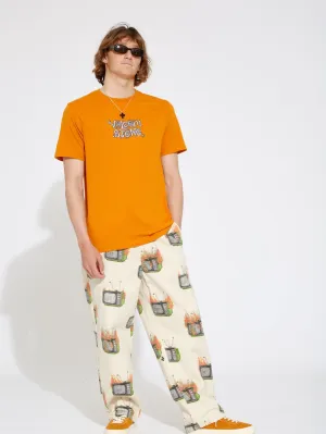 Justin Hager In Type T-shirt - SAFFRON