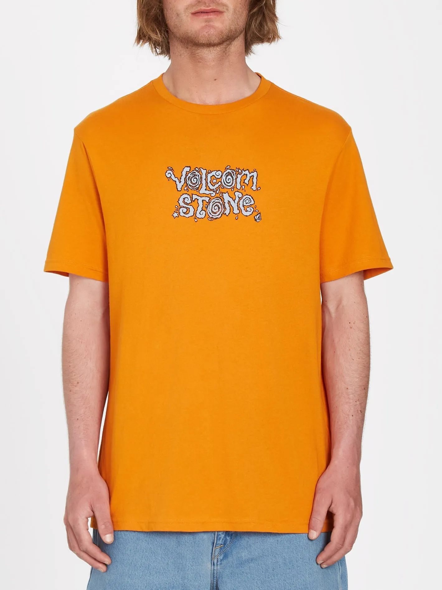Justin Hager In Type T-shirt - SAFFRON