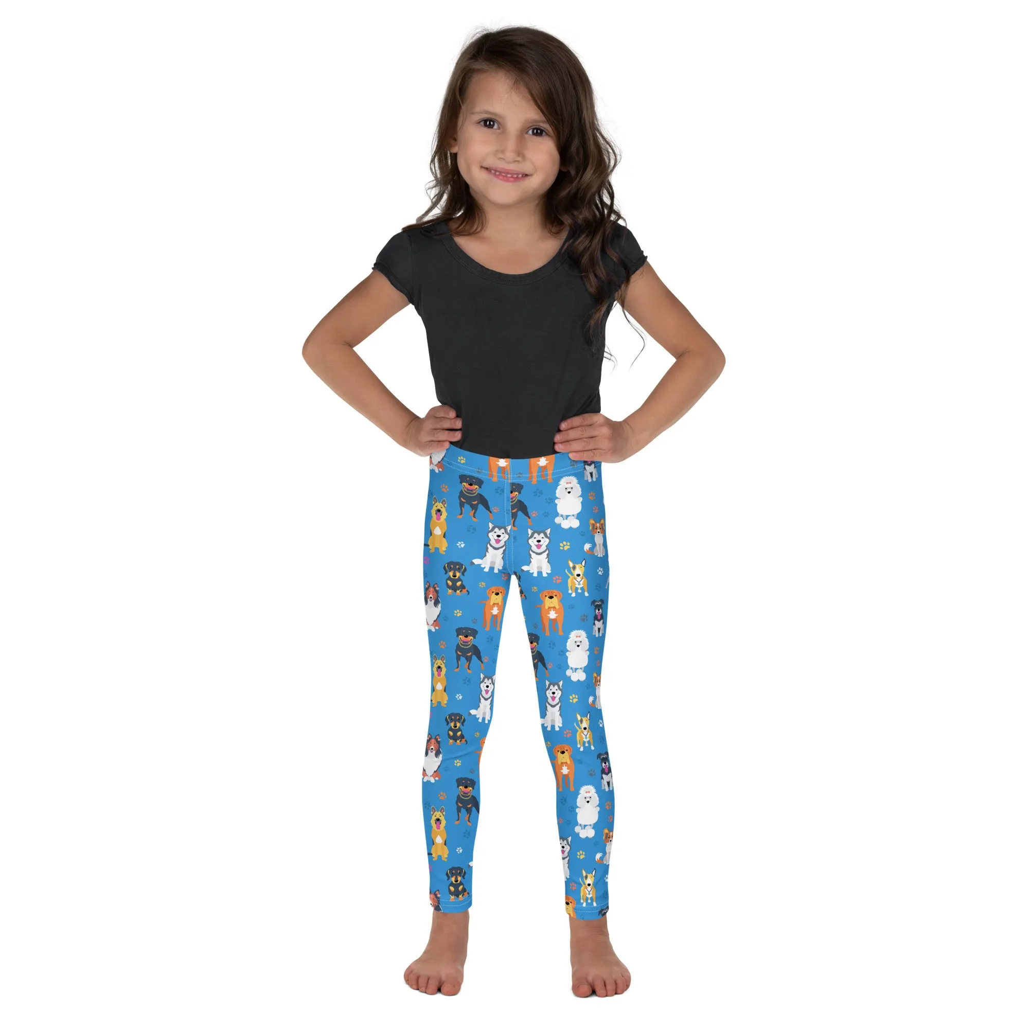 Kids/Youth Blue Dogs Leggings