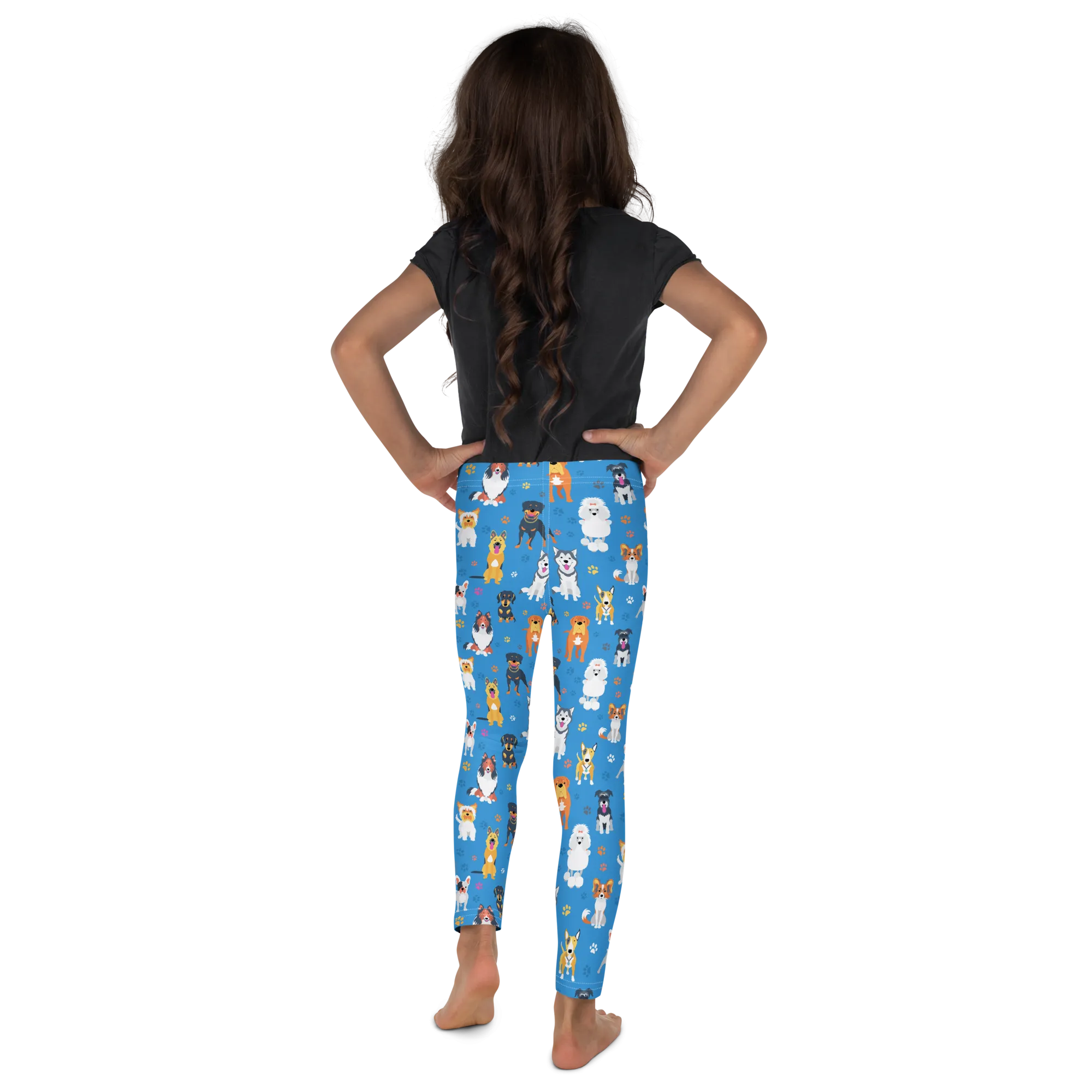 Kids/Youth Blue Dogs Leggings