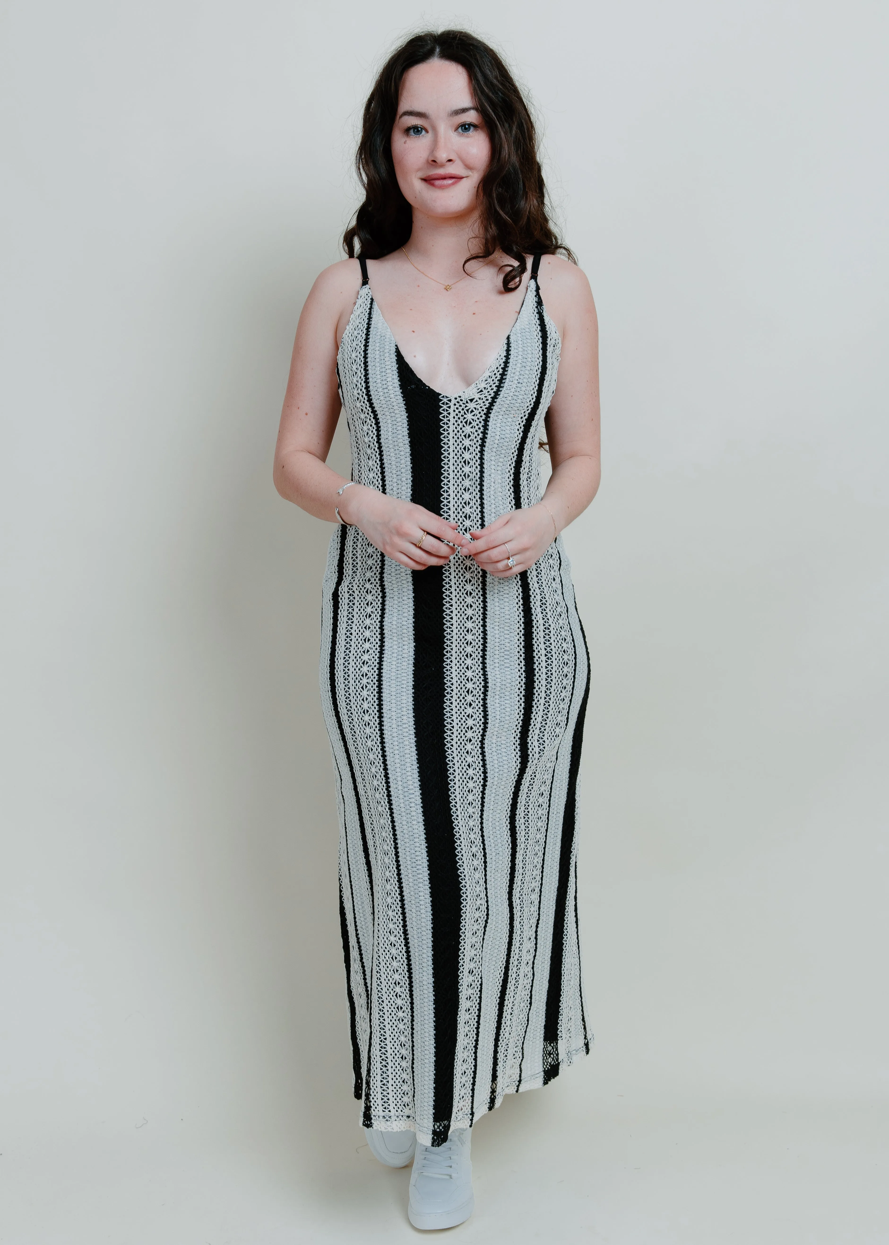 Kierra Crochet Maxi Dress