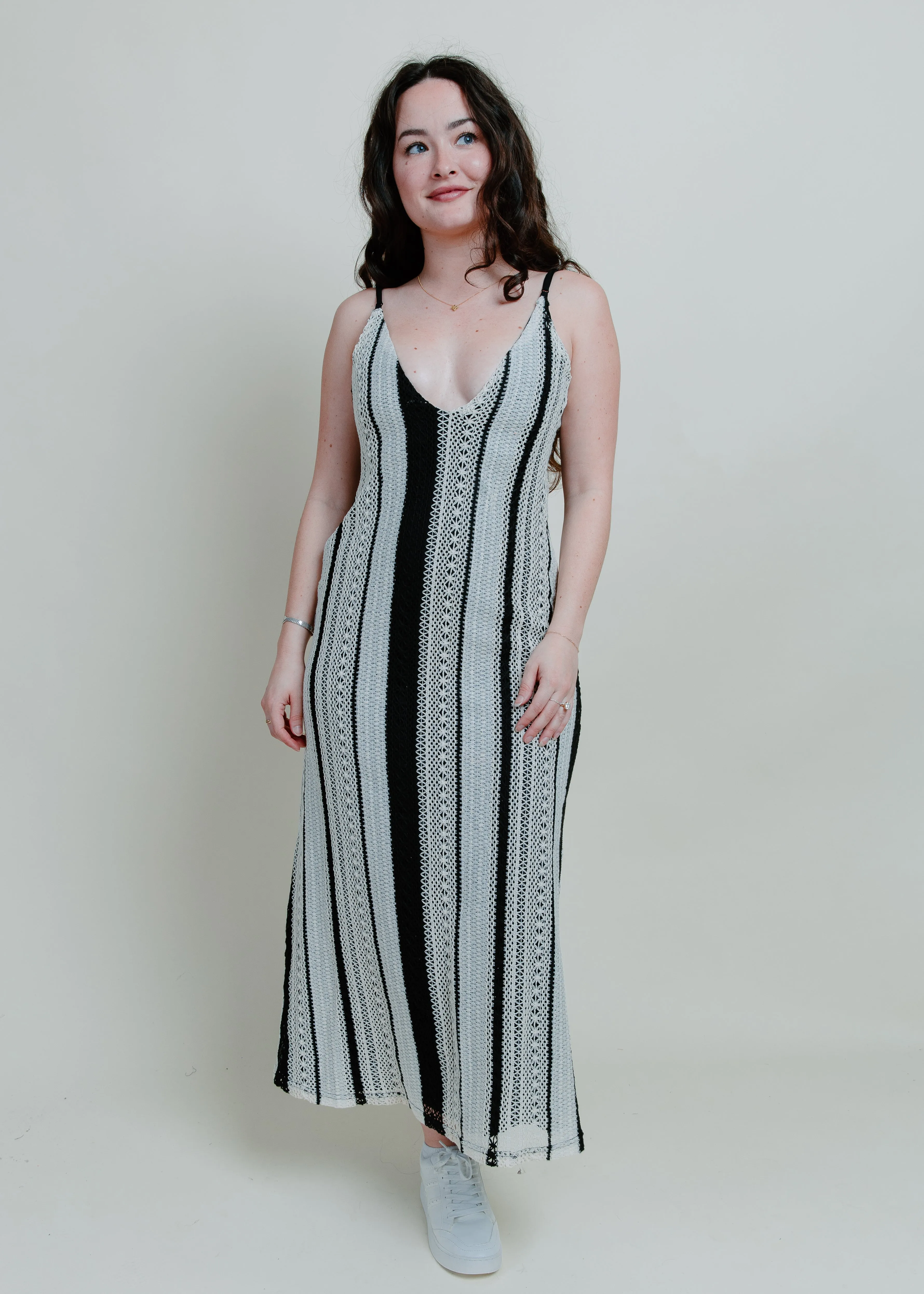 Kierra Crochet Maxi Dress