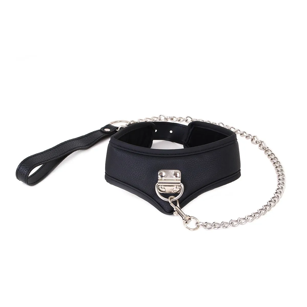 Kiotos - Basic Collar Met leash Van PU leer