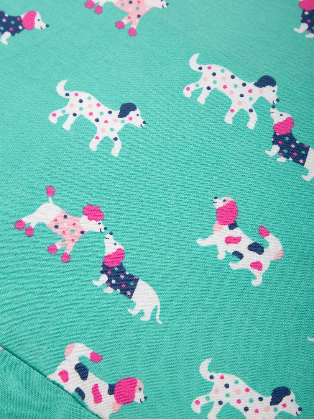 Kite Flora and Friends Dog Skater Dress- Organic Dress- Dog- Children's Clothing