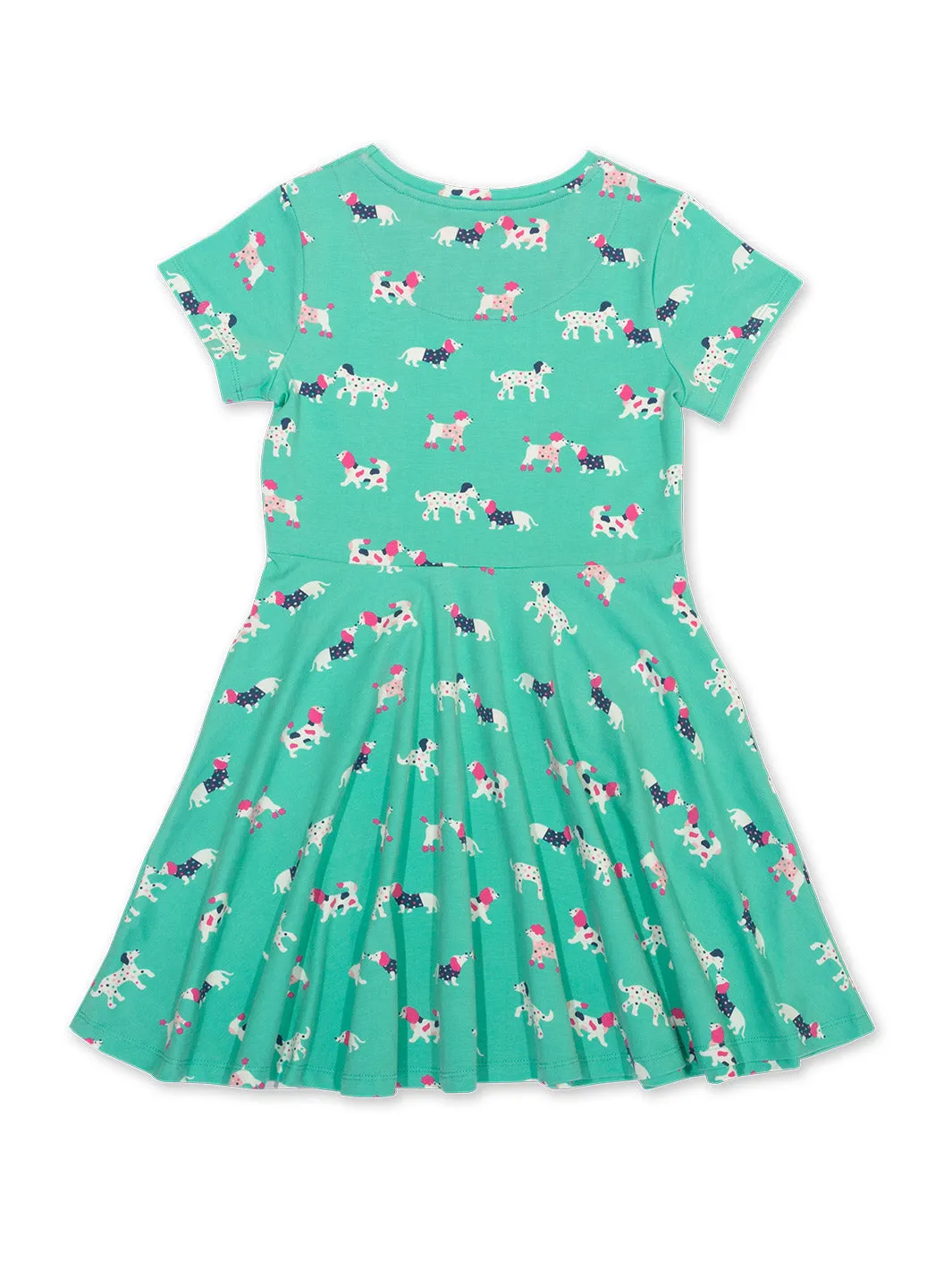 Kite Flora and Friends Dog Skater Dress- Organic Dress- Dog- Children's Clothing