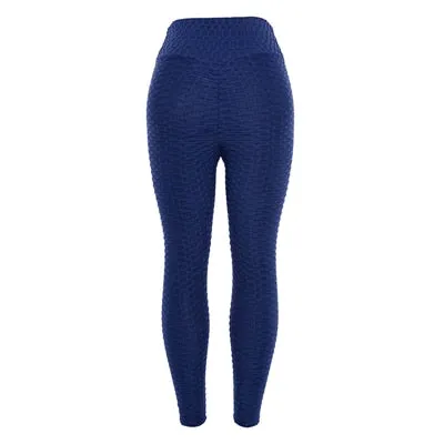 Ladies Textured Push Up Leggings