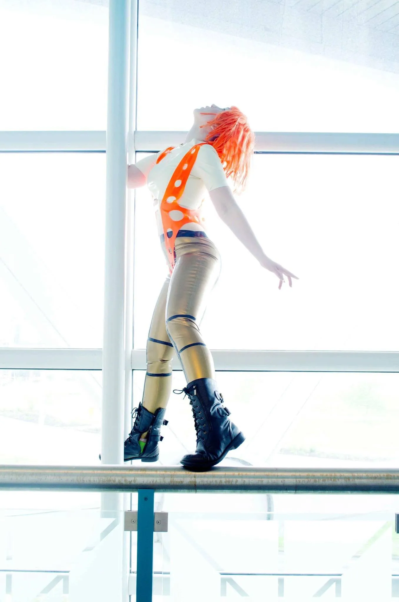 Latex Cosplay: Leeloo from The Fifth Element